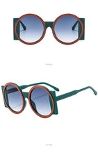 Load image into Gallery viewer, New Round Sunglasses Women Men Cute Brand Designer Elegant Sun Glasses Female Male Big Frame Outdoor Eyewear