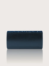Load image into Gallery viewer, Gorgeous and elegant sparkly women's clutch bag, paired with a gorgeous rhinestone necklace, earrings and bracelet set of four.