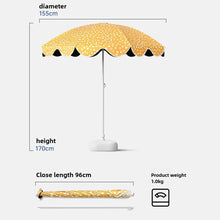 Load image into Gallery viewer, Garden Big Patio Umbrella Windproof Strong, Travel Beach Umbrella, Patio Sun Umbrella UV Protection, Large Camping Umbrellas
