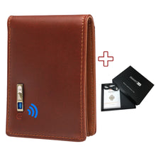 Load image into Gallery viewer, Wallet GPS Card Holder Wallet for Men Smart Card Holder Wallet for Men With Tracking Device FindMy for Android, Best Men Gift
