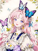 Load image into Gallery viewer, 5D Diamond Painting Anime Girl DIY Cartoon Cross Stitch Full Square Round Diamond Mosaic Embroidery Art Home Decoration Gift
