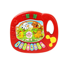 Load image into Gallery viewer, Kids Cartoon Piano Keyboard Game with Animal Sounds Flashing Light Music Baby Instrument Music Toys Educational Toys Kids Gifts