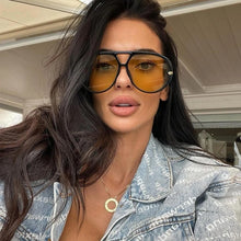 Load image into Gallery viewer, Women Brand Designer Luxury Sun Glasses Sex Vintage Oversized Sunglasses Female Black Fashion Oculos De Sol #300864