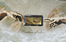 Load image into Gallery viewer, 2025 1/1000 Oz .9999 Fine Gold Niue Creation Of Adam Commemorative Gold Bar