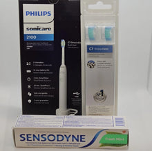 Load image into Gallery viewer, Philips Sonicare 2100 Rechargeable Electric Toothbrush Kit With Toothpaste N More