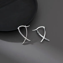Load image into Gallery viewer, Trendy Jewelry Simply Earrings Unique Geometry Earrings For Women Gift Earings Fashion Jewelry Korean Silver Color Earrings
