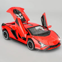 Load image into Gallery viewer, Simulation 1:32 Lambo Alloy Super Car Model Sound Light Collective Miniature Voiture Children Boy Diecast Toy Vehicle