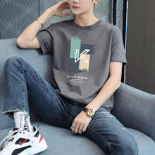 Load image into Gallery viewer, Men's T-shirt Gym Tops White Graphic Male Tees Shirts Heather 100℅ Cotton Cheap Clothes And Comfortable Streetwear Stylish Y2k
