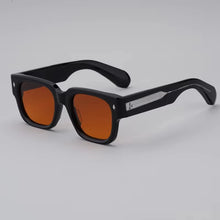 Load image into Gallery viewer, Sunglasses for Men Vintage Acetate Luxury Designer Sunglasses Women Occhiali Da Sole Da Uomo ENZO Red Lens Sunglasses