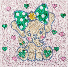 Load image into Gallery viewer, DIY Diamond Painting by Number Kits for Kids Cartoon Animal Picture Crystal Rhinestone Diamond Embroidery for Children Gifts