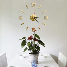 Load image into Gallery viewer, Frameless Wall Clock Mirror Wall Clock Fashion Living Room Quartz Watch DIY Home Decoration Watch Series