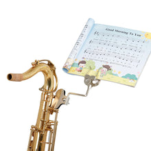 Load image into Gallery viewer, Music Stand Clarinet Trumpet Flute Winds Saxophone Baritone Portable Marching Sheet Music Stands Musical Instruments Accessories