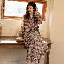 Load image into Gallery viewer, Nightgowns Bathrobes Women's Clothing Homewear Spring Autumn Thin Korea Simple Comfort Casual Fashion Breathable Loose Fit Large