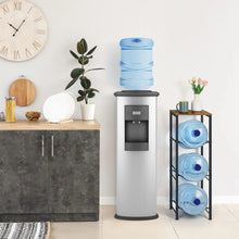 Load image into Gallery viewer, Water bottle rack 5 gallons (approximately 15.7 liters) water cooler kettle rack 3 layers water bottle storage rack with storage