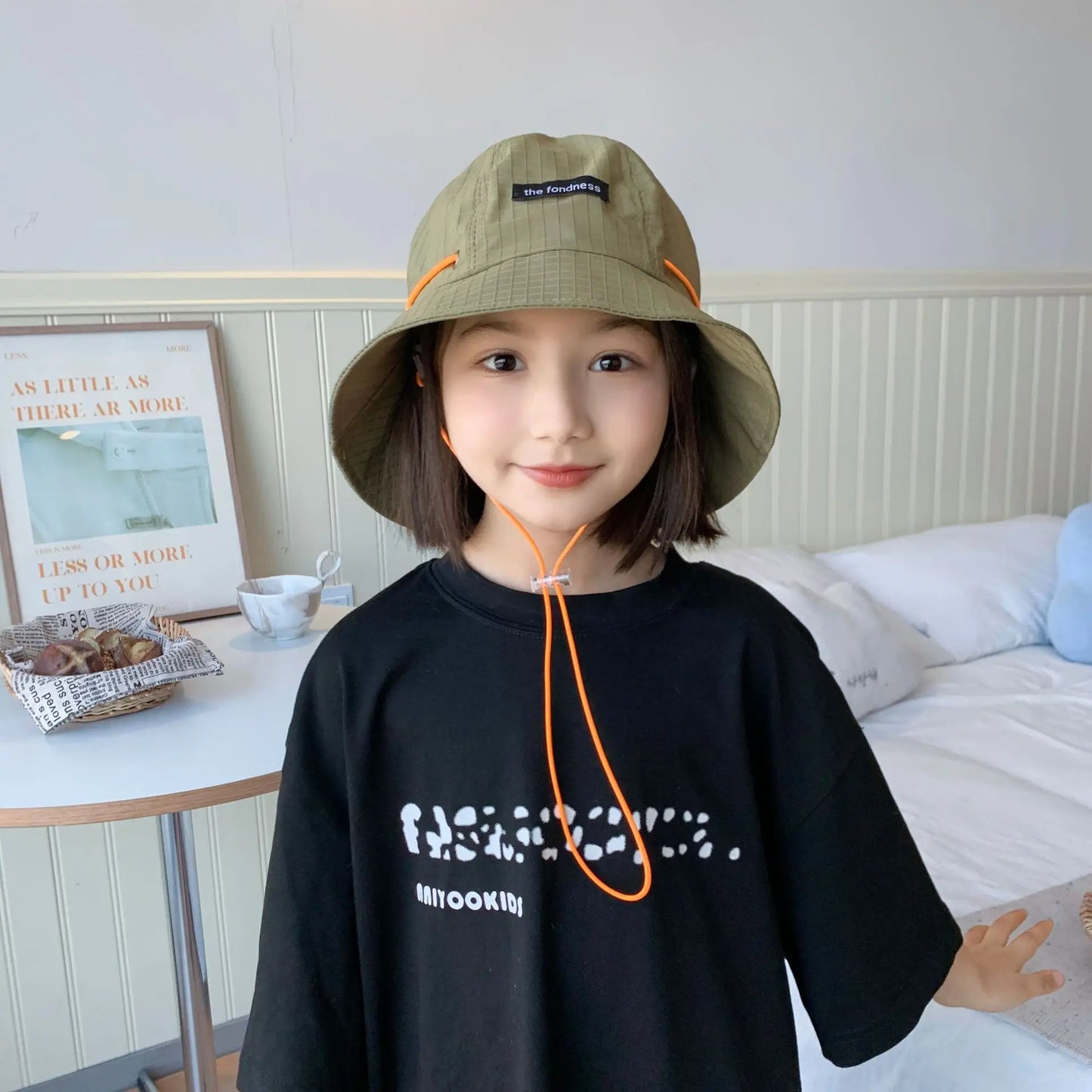 Kids Summer Hats For Girls Boys Bucket Hat Children Sun Protection Fisherman Cap Windproof Sun Hat Foldable Sunhat Outdoor New