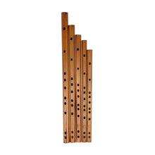 Load image into Gallery viewer, Traditional Wooden Flute C D E F G Key Recorder with Storage Bag Beginner Gift Educational Learning Woodwind Instrument