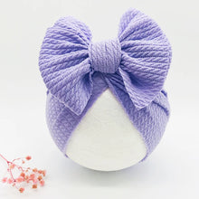 Load image into Gallery viewer, Knotted Hats for Baby Girl Beanie Bow Headband Infant Turban Newborn Head Accessories Winter Hat Warm Bonnet Caps Mother Kids