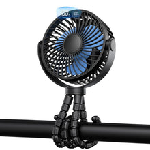 Load image into Gallery viewer, New Effortless, portable, convenient 5000mAh Mini Fan with Long-lasting Rechargeable Battery, Digital Display, 4 Adjustable Spee