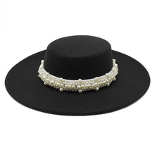 Load image into Gallery viewer, Bowler hat Women's cap hats for men fedoras fashion 2023 fedoras felt panama chapel beach elegant Wedding picture hat fascinator