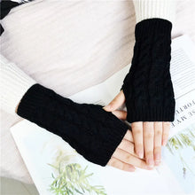 Load image into Gallery viewer, NEW Women Hand Warmer Winter Gloves Fashion Knitting Faux Wool Mitten Warm Fingerless Glove Gants Femme women gloves