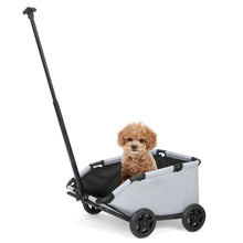 Load image into Gallery viewer, Small Pet Cart 4 Wheels Folding Dog Stroller Lightweight 360° Rotating Trolley Pet Stroller Small Cats Dogs Rolling Cat Carrier