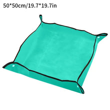 Load image into Gallery viewer, Gardening Mat PE Square Plant Pad Waterproof for Transplanting Flower Pots Potting Mat Foldable Garden Repotting Anti-dirty Tarp