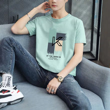 Load image into Gallery viewer, Men's T-shirt Gym Tops White Graphic Male Tees Shirts Heather 100℅ Cotton Cheap Clothes And Comfortable Streetwear Stylish Y2k