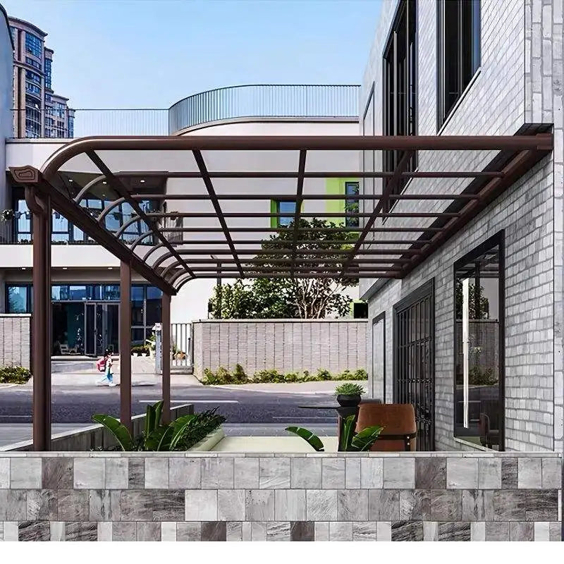 Pergola Sunroom Outdoor Roof Patio Covers Balcony Customized Waterproof Polycarbonate Aluminum Awning Canopy Gazebo Garden