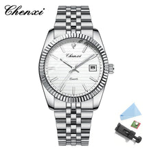 Load image into Gallery viewer, Watches For Men High Quality Brand Luxury Luminous Date Quartz Watch Waterproof Stainless Steel Wristwatch Fashion New CHENXI