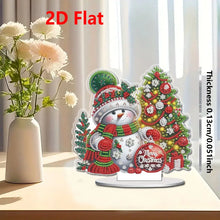 Load image into Gallery viewer, 1pc DIY Diamond Painting Christmas Table Decoration for Adults Acrylic Diamond Art Desk Ornament for for Bedroom, Living Room