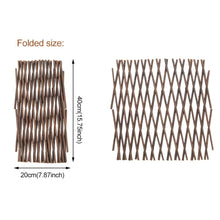 Load image into Gallery viewer, Garden Screening Expanding Trellis Artificial Leaf Privacy Fence Faux Plants Ivy Fence Artificial Faux Ivy Leaves Wooden Fence