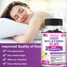 Load image into Gallery viewer, Melatonin for Adults 40 mg helps relieve sleep disturbances and improve sleep quality and energy levels