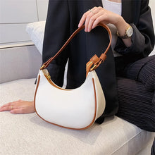 Load image into Gallery viewer, Women's Clutch Handbags Fashion Solid Color PU Leather Underarm Shoulder Bag Female Bag