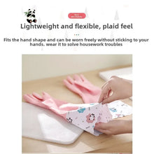Load image into Gallery viewer, Women's Kitchen Gloves - Durable, Extended Waterproof Rubber Gloves for Dishwashing, Cleaning, Laundry & Household Chores - Comf