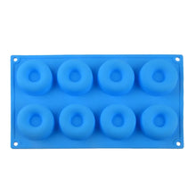 Load image into Gallery viewer, 1PC 4 Holes Donut Silicone Mold High Temperature Resistant Big Donut Cake Pudding Jelly Chocolate DIY Mould Cake Baking Tools