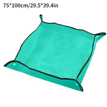 Load image into Gallery viewer, Gardening Mat PE Square Plant Pad Waterproof for Transplanting Flower Pots Potting Mat Foldable Garden Repotting Anti-dirty Tarp