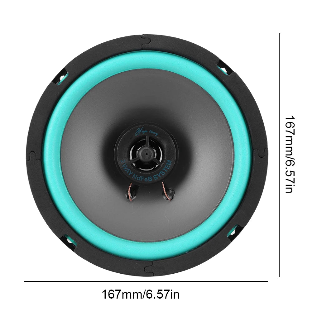 4/5/6 Inch Car Speakers 160W HiFi Coaxial Subwoofer Universal Automotive Audio Music Full Range Frequency Car Stereo Speaker
