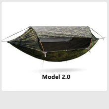 Load image into Gallery viewer, Travel Hammock, outdoor anti rollover, sun shading and anti mosquito, single or double person with mosquito ne