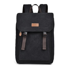 Load image into Gallery viewer, Mens Canvas Backpack Retro Style Large Capacity Bag with Buckle Straps