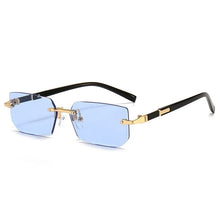 Load image into Gallery viewer, Fashion Rimless Sunglasses Men Women Populare Frameless Sun Glasses Male Female Classic Small Square Summer Traveling Shades