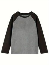 Load image into Gallery viewer, Women's Clothing Tops O-Neck Long Sleeve Thick Office Lady Commuter Autumn Winter Casual Printed All-match T-shirt