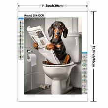 Load image into Gallery viewer, Dachshund 5D Diamond Painting Cute Pet Dog Art Mosaic Portrait DIY Diamond Embroidery Room Home Decor Art Rhinestones Handicraft