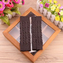 Load image into Gallery viewer, NEW Women Hand Warmer Winter Gloves Fashion Knitting Faux Wool Mitten Warm Fingerless Glove Gants Femme women gloves