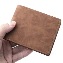 Load image into Gallery viewer, 2025 New Wallet Men Short Dollar Clip Zipper Simple Soft Leather Lightweight