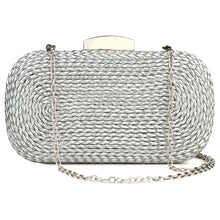 Load image into Gallery viewer, Women'S Gold Evening Bags High Quality Brand Clutch Bag Straw Female Handbag Purse Sac Ladies Shoulder Crossbody Bag