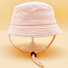 Load image into Gallery viewer, Baby Hat for Boys Girls Summer Panama Solid Color Beach Sun Hats Kids Breathable Toddler Sun Cap Children UV Protection Cap