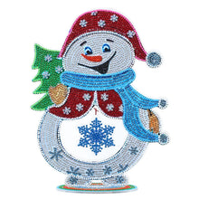 Load image into Gallery viewer, Diy Christmas-themed Diamond Painting Art Set. Double-sided luminous desktop decorative ornaments and pendants