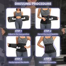 Load image into Gallery viewer, Waist Trainer for Women, Neoprene Waist Trimmer Belt, Sweat Band to Sweat More, Increase Core Stability, Back and Lumbar Support