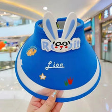 Load image into Gallery viewer, Kids Sun Hats Children Outdoor Summer Visors Cute Rabbit Wings Bunny Hat Summer Hat For Kids Boys Girls Hats
