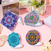 Load image into Gallery viewer, 1 DIY diamond painting art set Mandala pattern small mirror special shape crystal artificial diamond Mosaic process